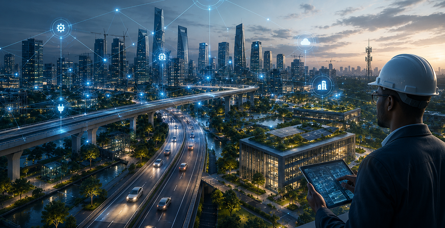 Smart infrastructure : chantiers et réseaux